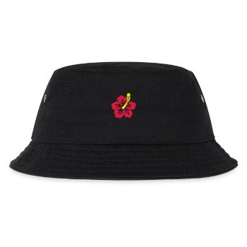 hibiscus tahiti - Kinder Bucket Hat - Schwarz - Vorne