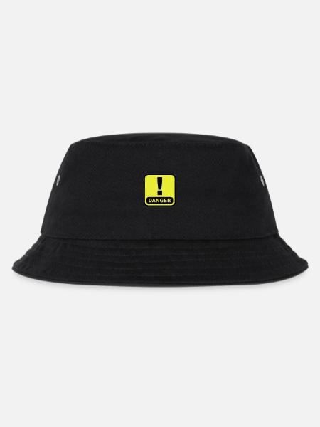 Danger Ausrugezeichen - Kids’ Bucket Hat - black