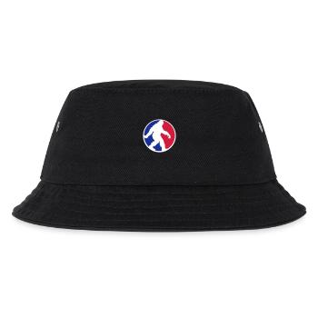 round sport circle walking going sideways - Kids’ Bucket Hat - black - Front