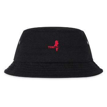 Tunisia (ID: 002004) - Kids’ Bucket Hat - black - Front