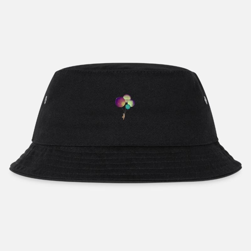 i become an astronaut - Kinder Bucket Hat - Schwarz