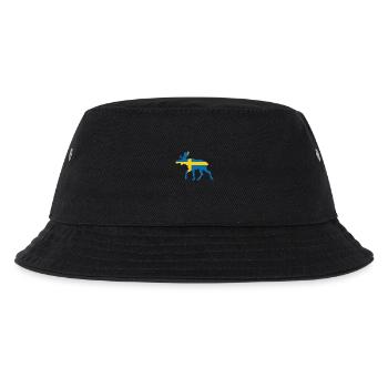 Sweden Moose - Kinder Bucket Hat - Schwarz - Vorne