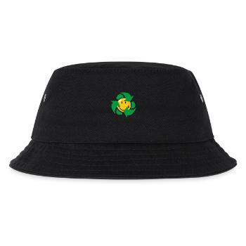 Smiley Recycle - Kids’ Bucket Hat - black - Front