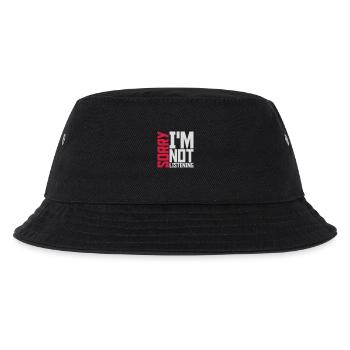 sorry in not listening - Kids’ Bucket Hat - black - Front