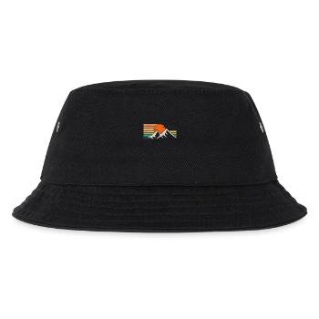 Mountains retro sunset birds - Bob Enfant - noir - Devant