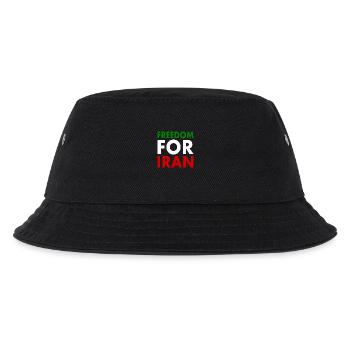 Freedom for iran - Kinder Bucket Hat - Schwarz - Vorne