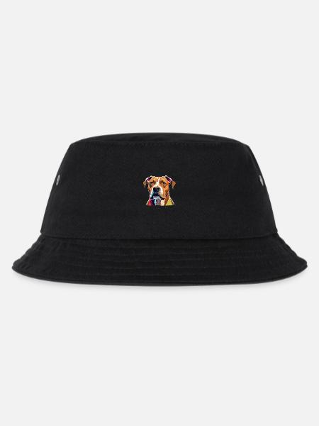 American Staffordshire Terrier Dog - Kids’ Bucket Hat - black