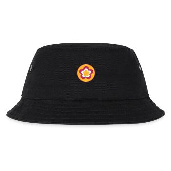 70s Flower Pattern Retro Hippie Flowers Power - Kids’ Bucket Hat - black - Front