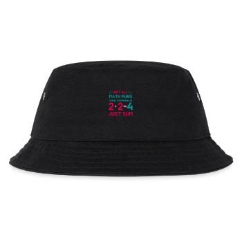 Not All Math Puns Are Terrible Just Sum Math Lover - Kids’ Bucket Hat - black - Front