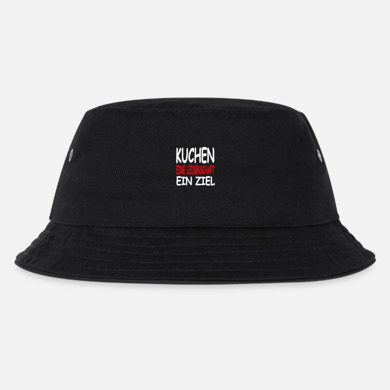 Kuchen - Kinder Bucket Hat - Schwarz
