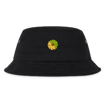 Fleur jaune vert jaune vert fleur - Bob Enfant - noir - Devant