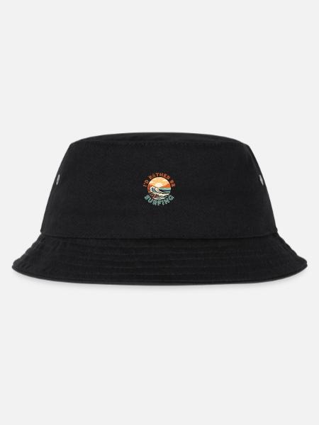 I'd rather be surfing - Kids’ Bucket Hat - black