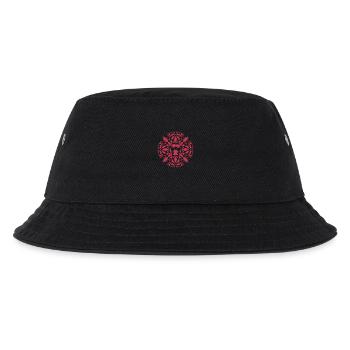 Handball Mandala - Kinder Bucket Hat - Schwarz - Vorne