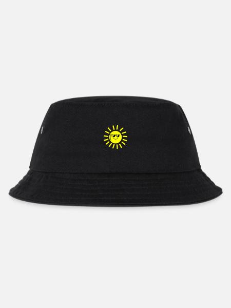 sonne cool - Kinder Bucket Hat - Schwarz