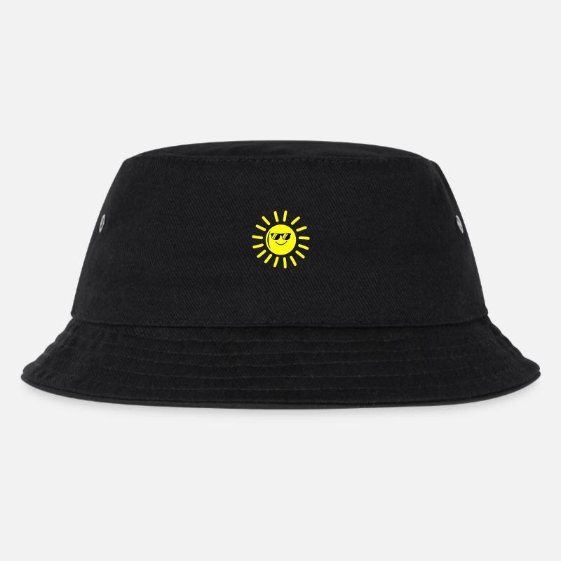 sonne cool - Kinder Bucket Hat - Schwarz