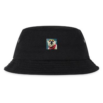 Cool Bear Shades - Kids’ Bucket Hat - black - Front