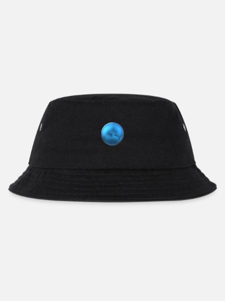 Blaue Kugel - Kinder Bucket Hat - Schwarz