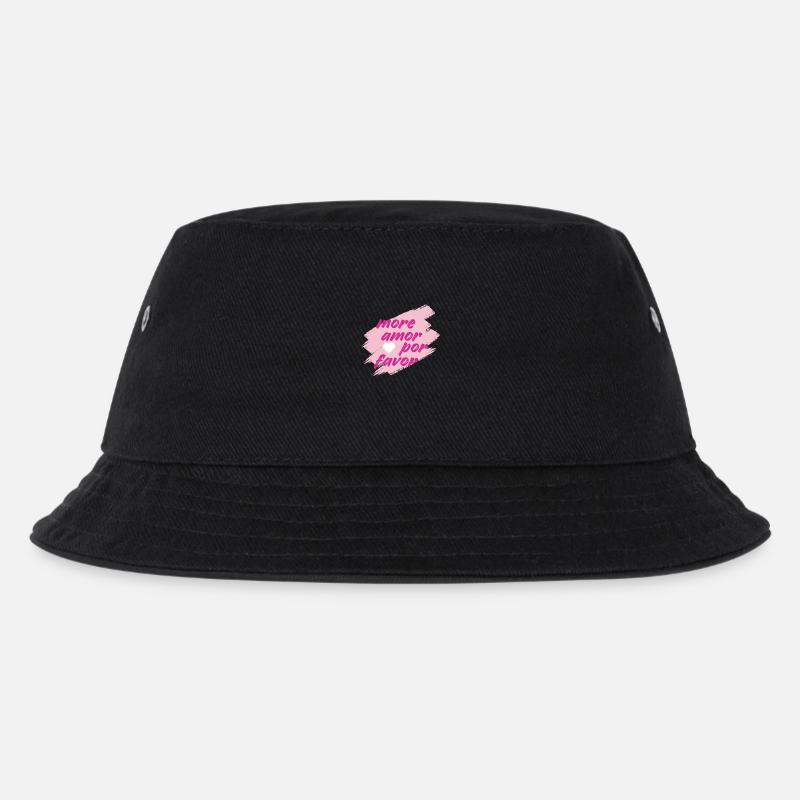 more amor - Kinder Bucket Hat - Schwarz