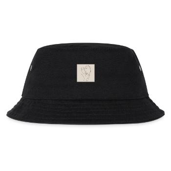 Elegant Contours - Kinder Bucket Hat - Schwarz - Vorne