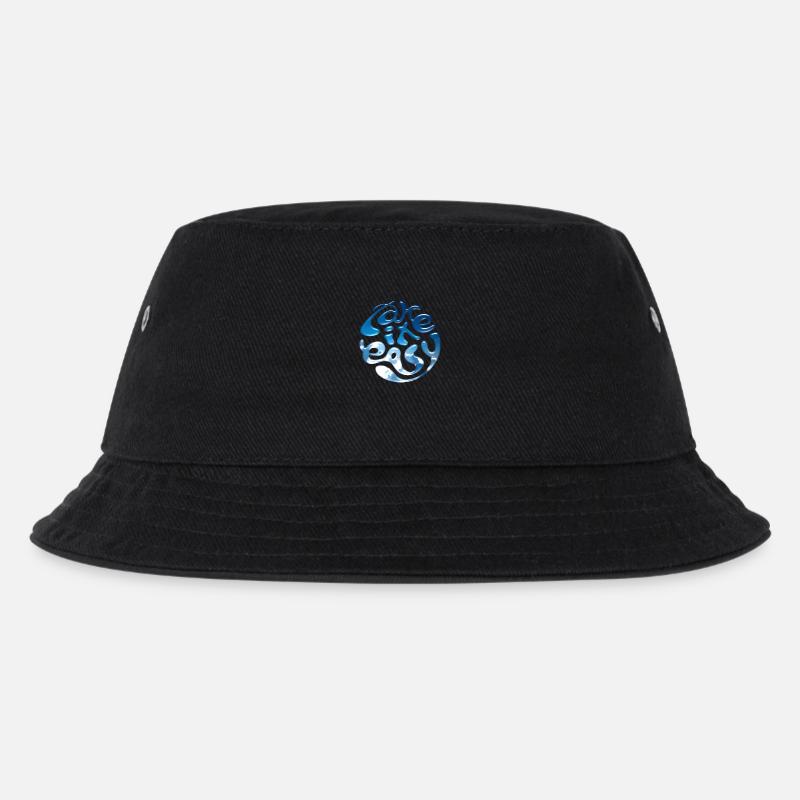 Take It Easy - Kids’ Bucket Hat - black