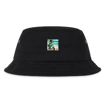 Méchant de plage - Bob Enfant - noir - Devant