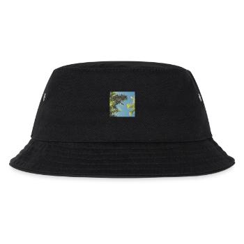 Palmblätter - Kinder Bucket Hat - Schwarz - Vorne