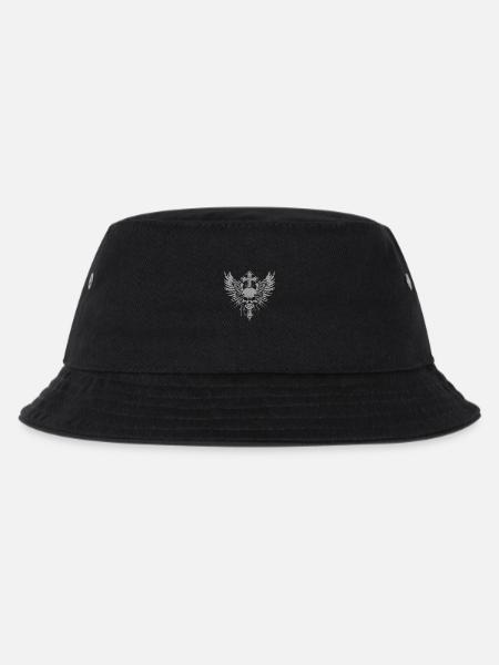 Goth Skull Cross Skull - Kids’ Bucket Hat - black