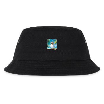 Holidays under palm trees: pure relaxation - Kids’ Bucket Hat - black - Front
