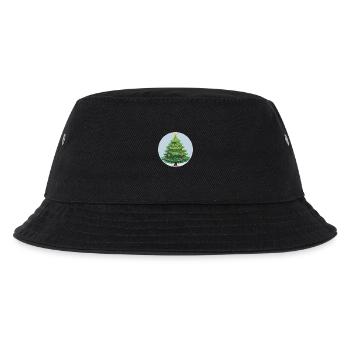 Weihnachtsbaum - Kinder Bucket Hat - Schwarz - Vorne