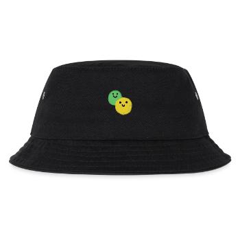 Zwei Bälle - Kinder Bucket Hat - Schwarz - Vorne