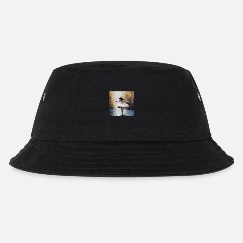 Tanzen im Regen - Kinder Bucket Hat - Schwarz