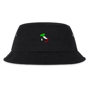 italien land - Kinder Bucket Hat - Schwarz - Vorne