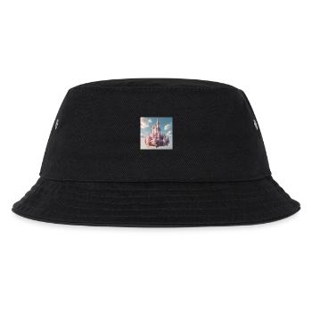 Schloss - Kinder Bucket Hat - Schwarz - Vorne