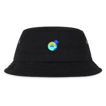 U-Boot Taucht Unterwasser Unterseeboot Wasser Boot - Kinder Bucket Hat - Schwarz - Vorne