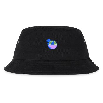 Schiff Sonne Streifen Matrose Kapitän Wasser Boot - Kinder Bucket Hat - Schwarz - Vorne