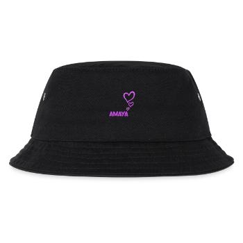 Geschenk für Amaya - Kinder Bucket Hat - Schwarz - Vorne