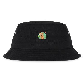 Design "Quokka Bliss" - Kids’ Bucket Hat - black - Front