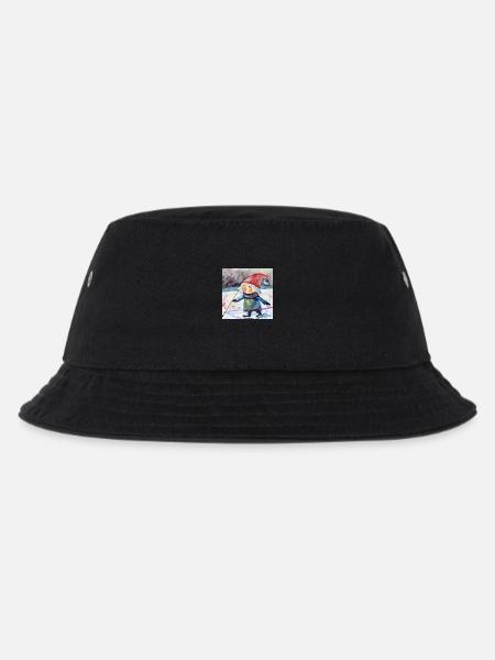 Siup - Kinder Bucket Hat - Schwarz