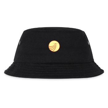 Airplane Flying In The Sun Flying Stripe Round - Kids’ Bucket Hat - black - Front