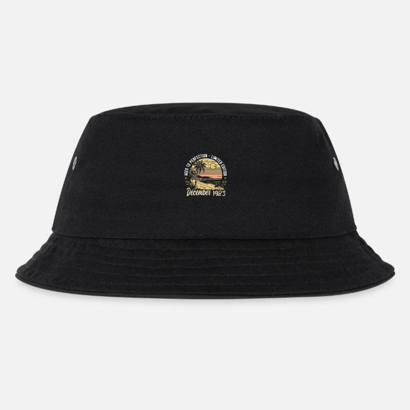 Dezember 1983 Geburtstagsgeschenk Dezember 1983 - Kinder Bucket Hat - Schwarz