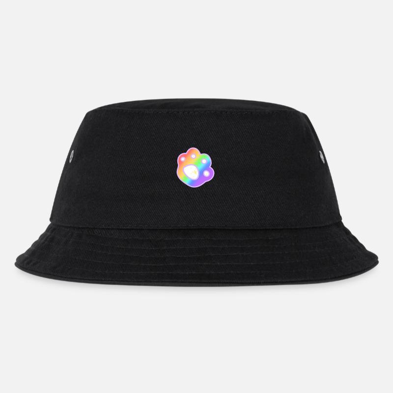 Pride Paw - Kinder Bucket Hat - Schwarz