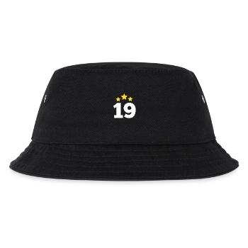 19 Jahre alter Stern - Geschenk zum 19. Jubiläum - Kinder Bucket Hat - Schwarz - Vorne