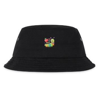 Mangez le riche affamé mignon ver chenille - Bob Enfant - noir - Devant