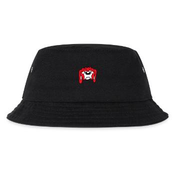 Hund Guckt Unglücklich Traurig Schüchtern Angst - Kinder Bucket Hat - Schwarz - Vorne