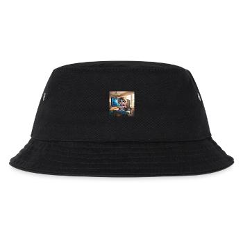 Cat Hero - Kids’ Bucket Hat - black - Front