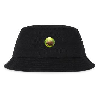 Stachelschwein in der Sonne - Kinder Bucket Hat - Schwarz - Vorne