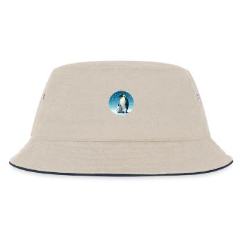 Manchot empereur avec enfant - Bob Enfant - blanc cassé/bleu marine - Devant