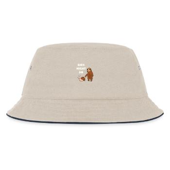 Don't pull a snail and a sloth - Kids’ Bucket Hat - ecru/navy - Front