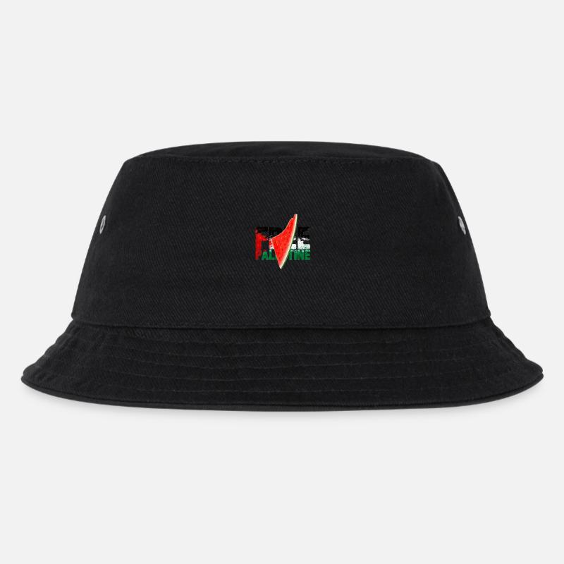 Palästina - Kinder Bucket Hat - Schwarz