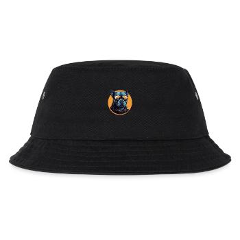 Cooler Bully mit Sonnenbrille - Kinder Bucket Hat - Schwarz - Vorne